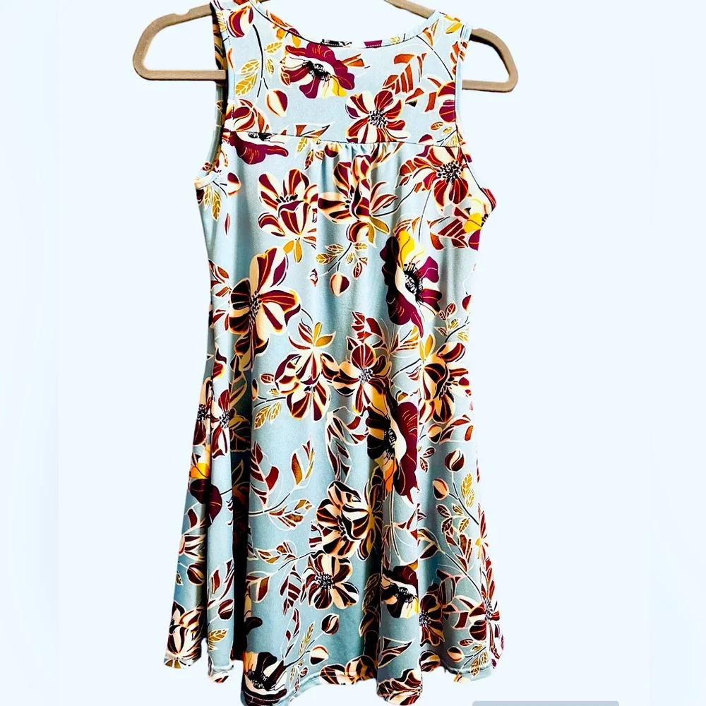 NWOT💙Lildy ~Women’s Printed Pocket Sleeveless Tunic~Size:S-M - Picture 6 of 9